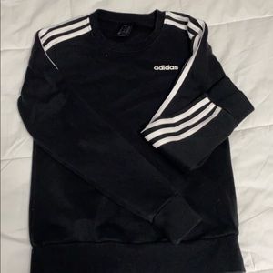 Black adidas crewneck